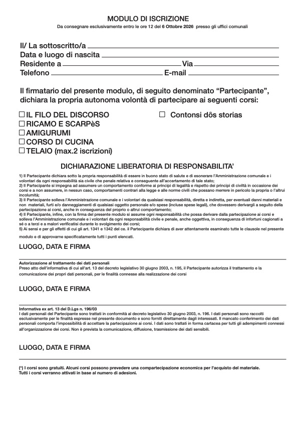 Aggreghiamoci2026 AUT mod