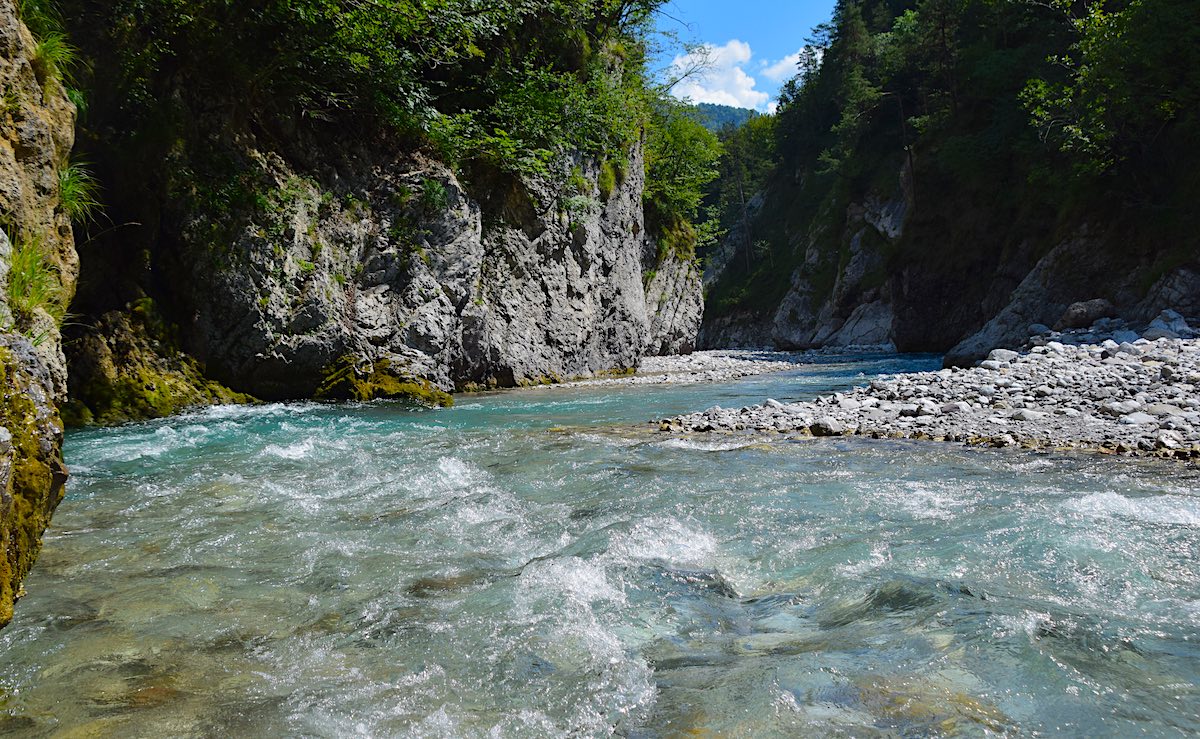 FIUME TAGLIAMENTO forni di sopra