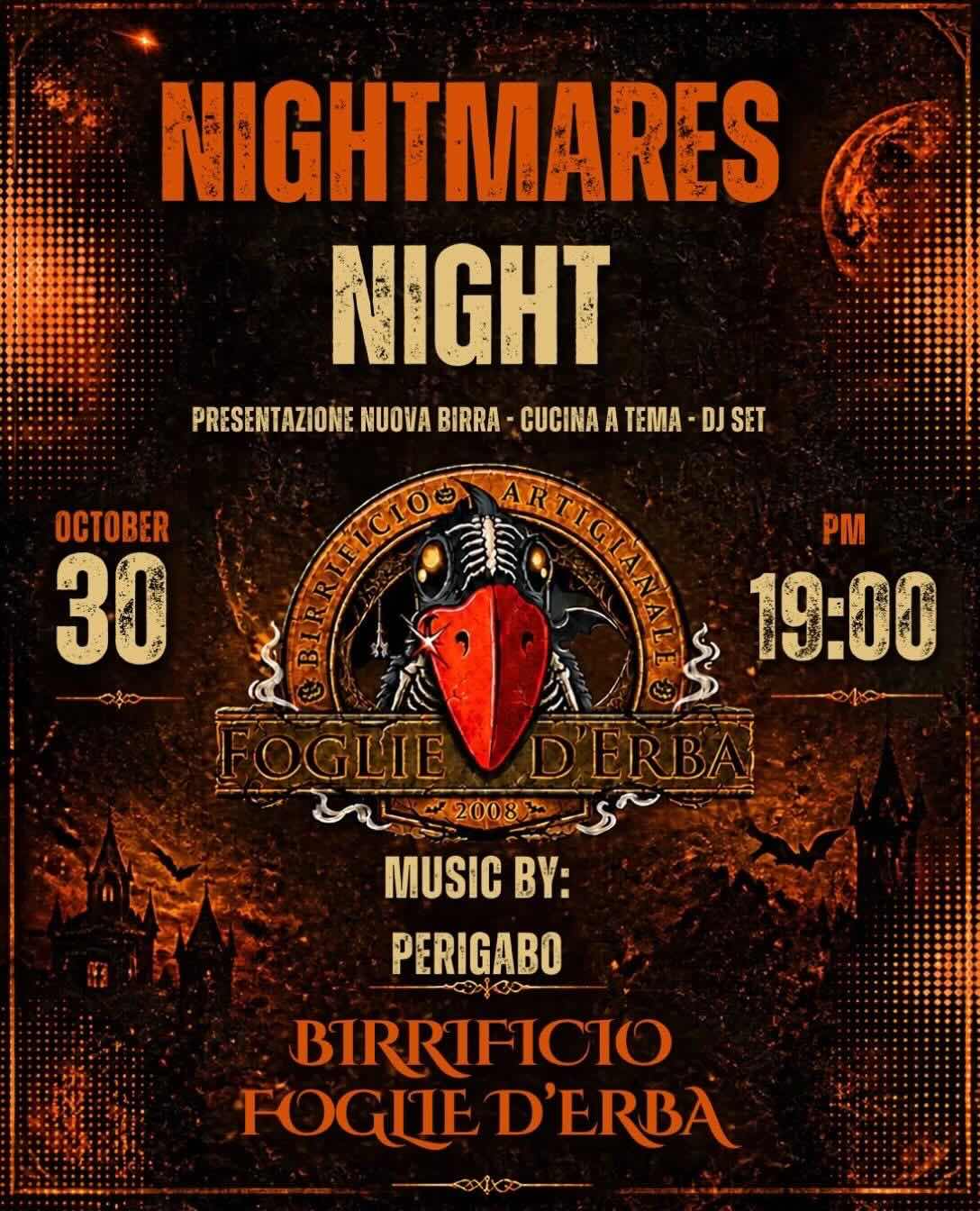 Foglie erba halloween