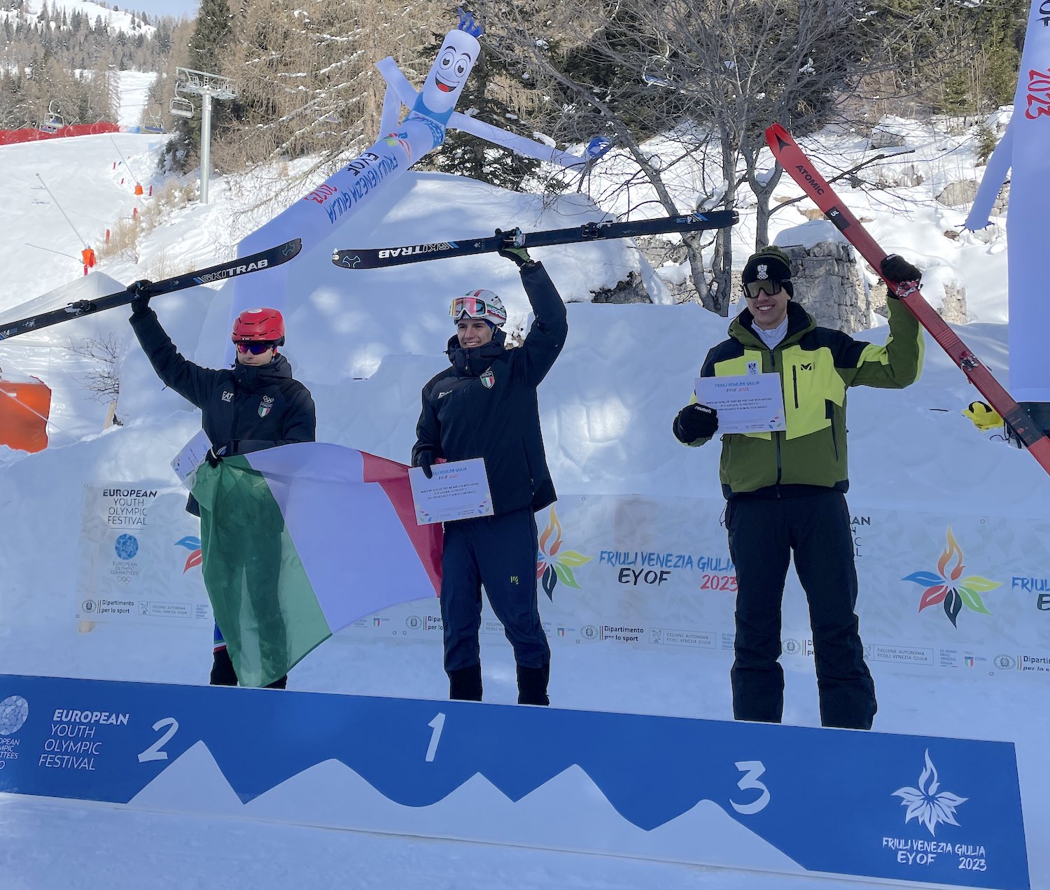 INDIVIDUAL RACE 2023 SKI MOUNTAINEERING FORNI DI SOPRA PODIUM M