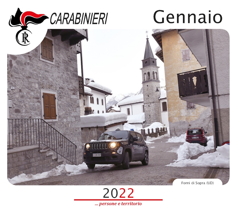 Immagine Forni di Sopra calendario carabinieri 2022