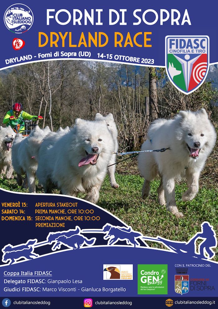 SLEDDOG DRYLAND 2023 Forni di sopra