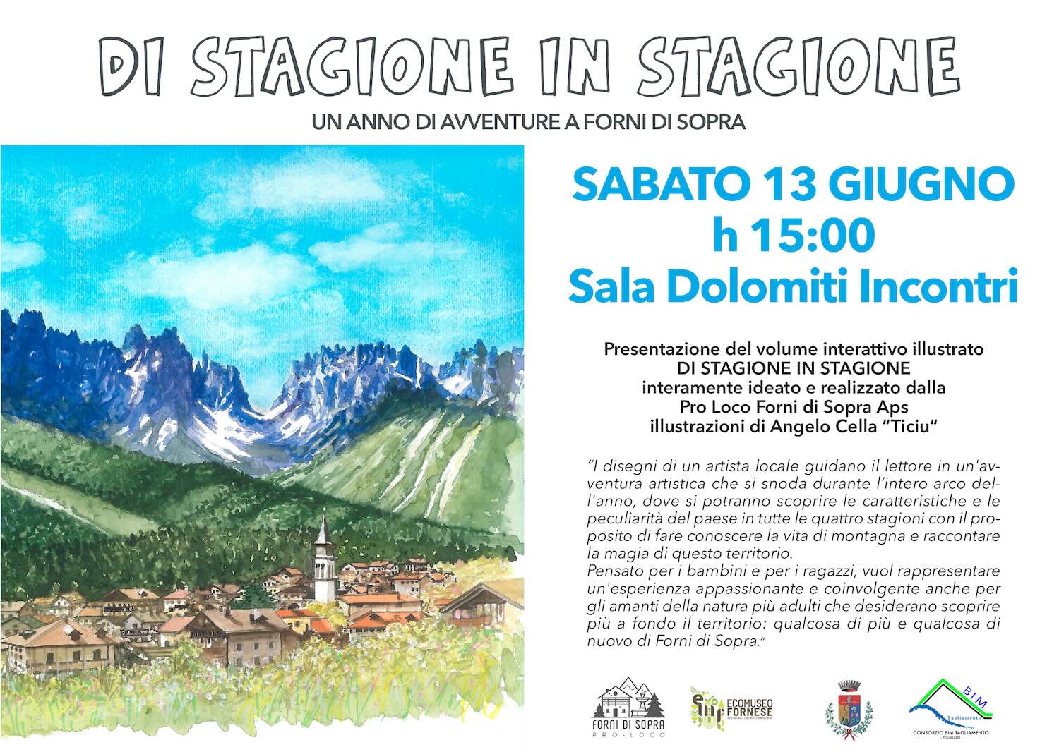 Locandina presentazione libro elena