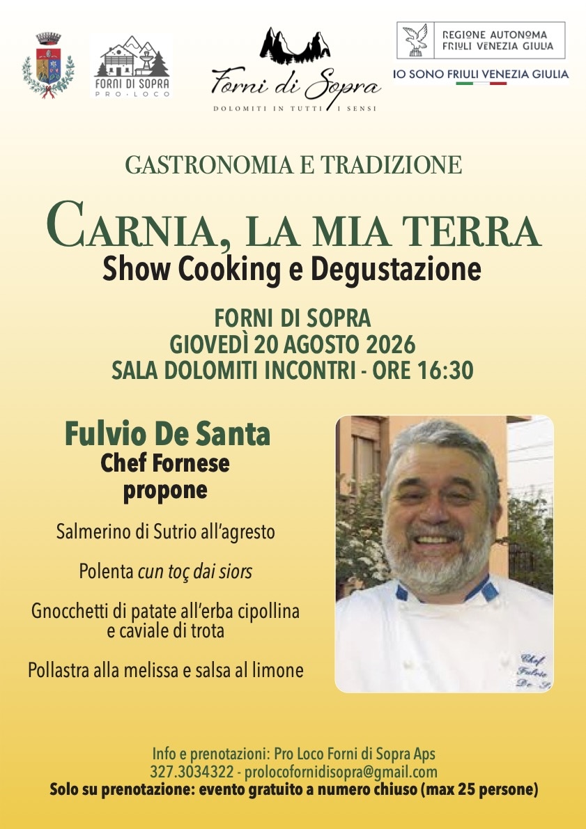 Show cooking fulvio de santa 20 agosto
