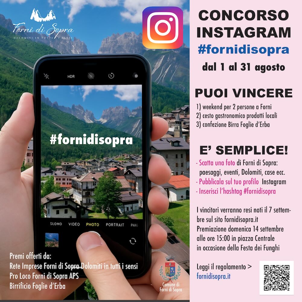 concorso instagram forni di sopra