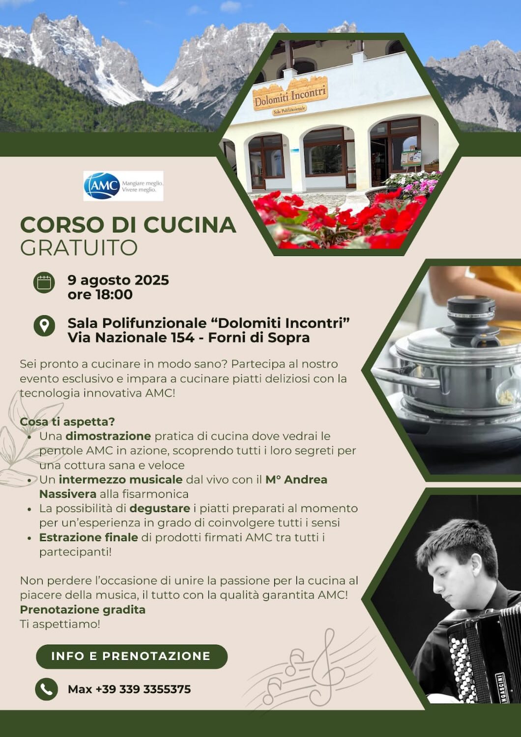 corso cucina 2025