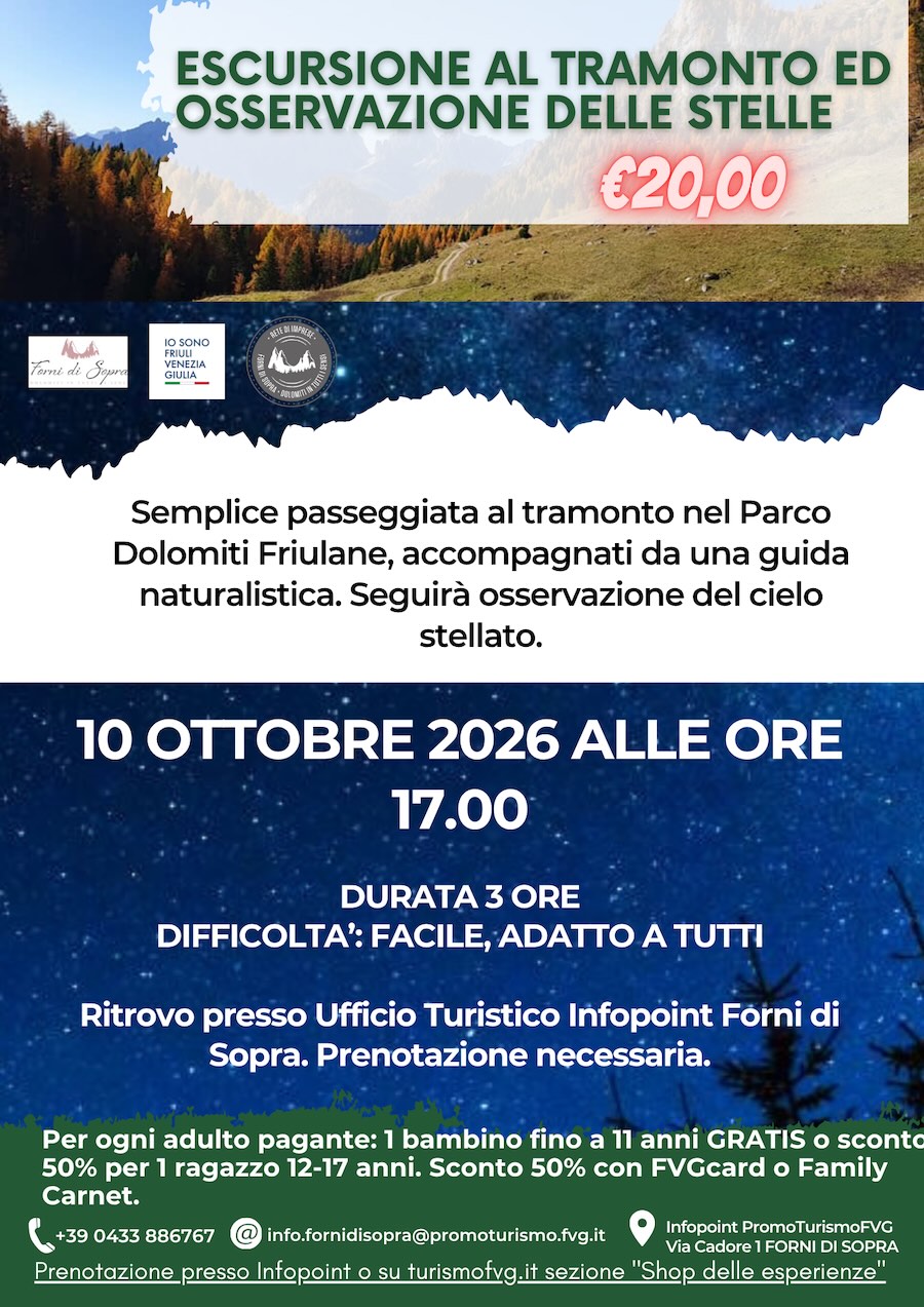 escursione notturna