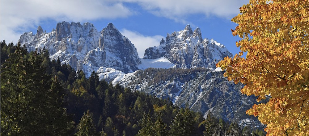 le dolomiti in autunno forni di sopra