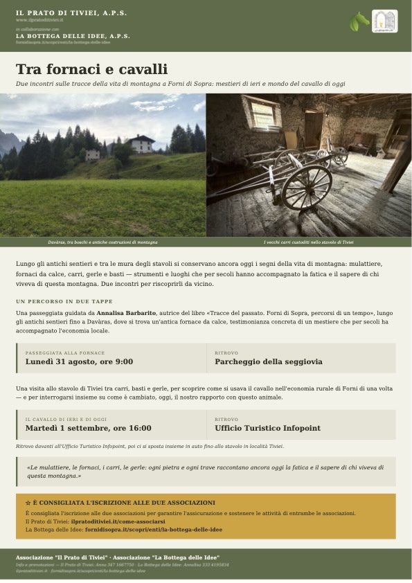 locandina tra fornaci e cavalli VERO