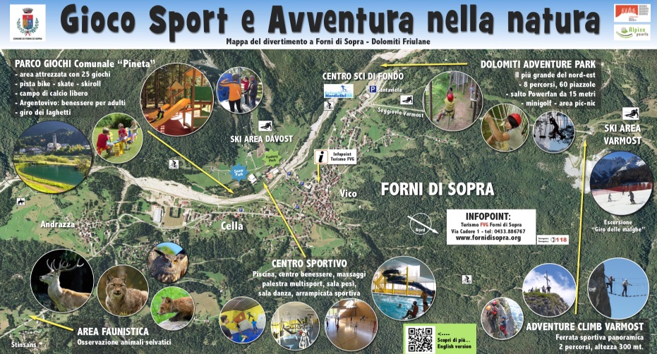 mappa sport avventura fornidisopra