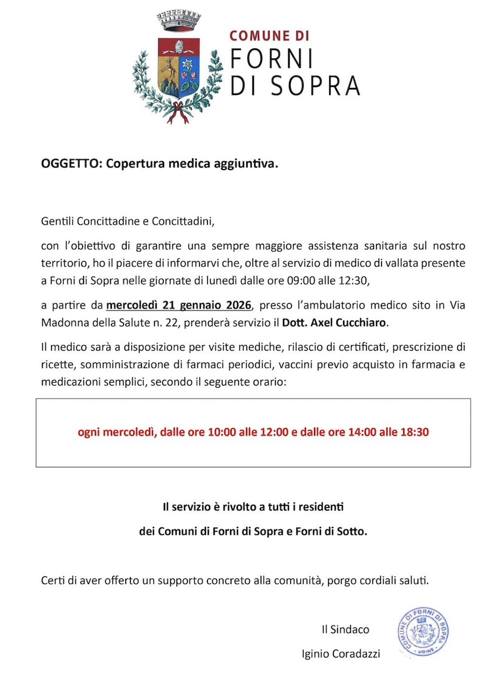 medico forni di sopra