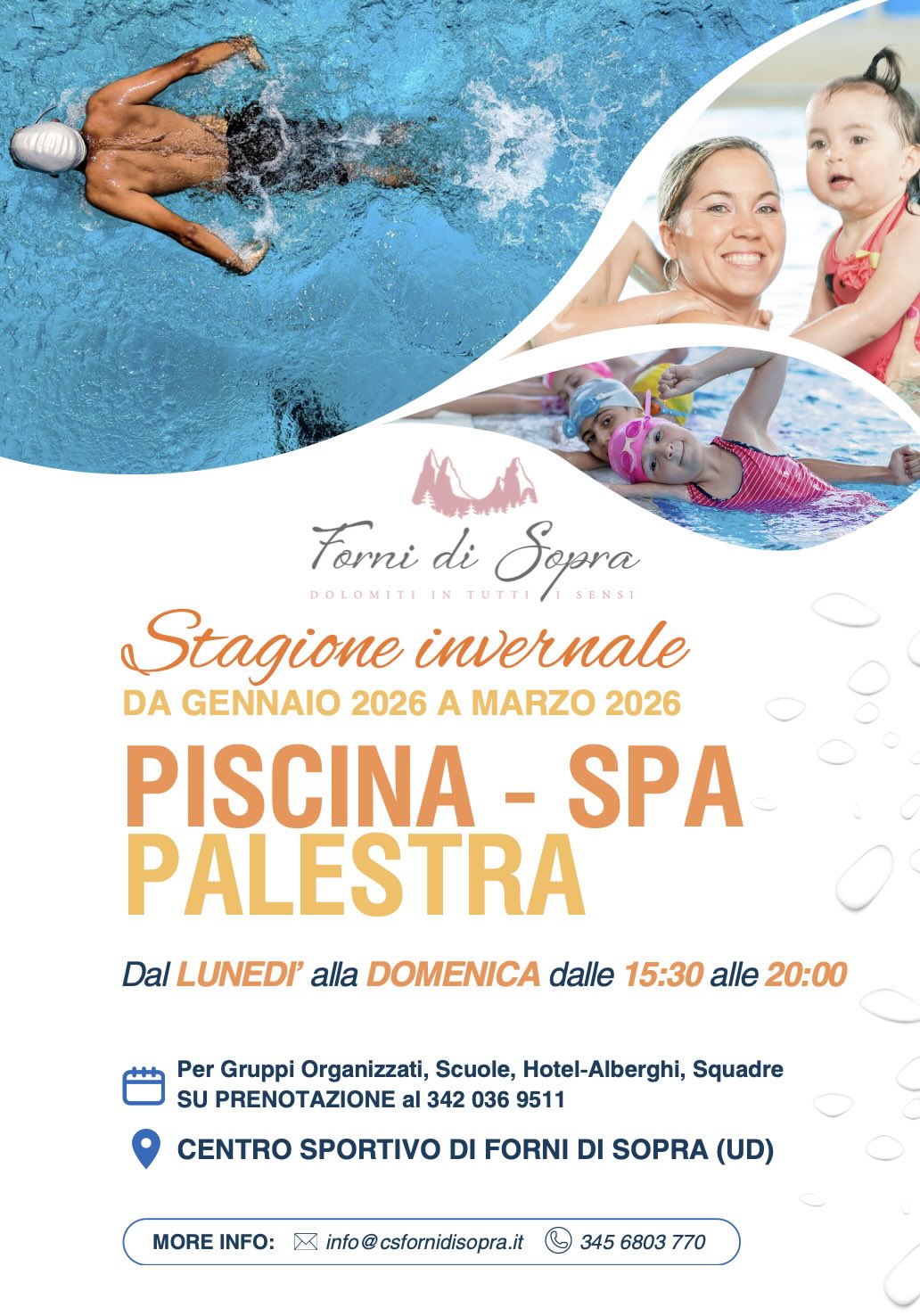 orari piscina forni di sopra