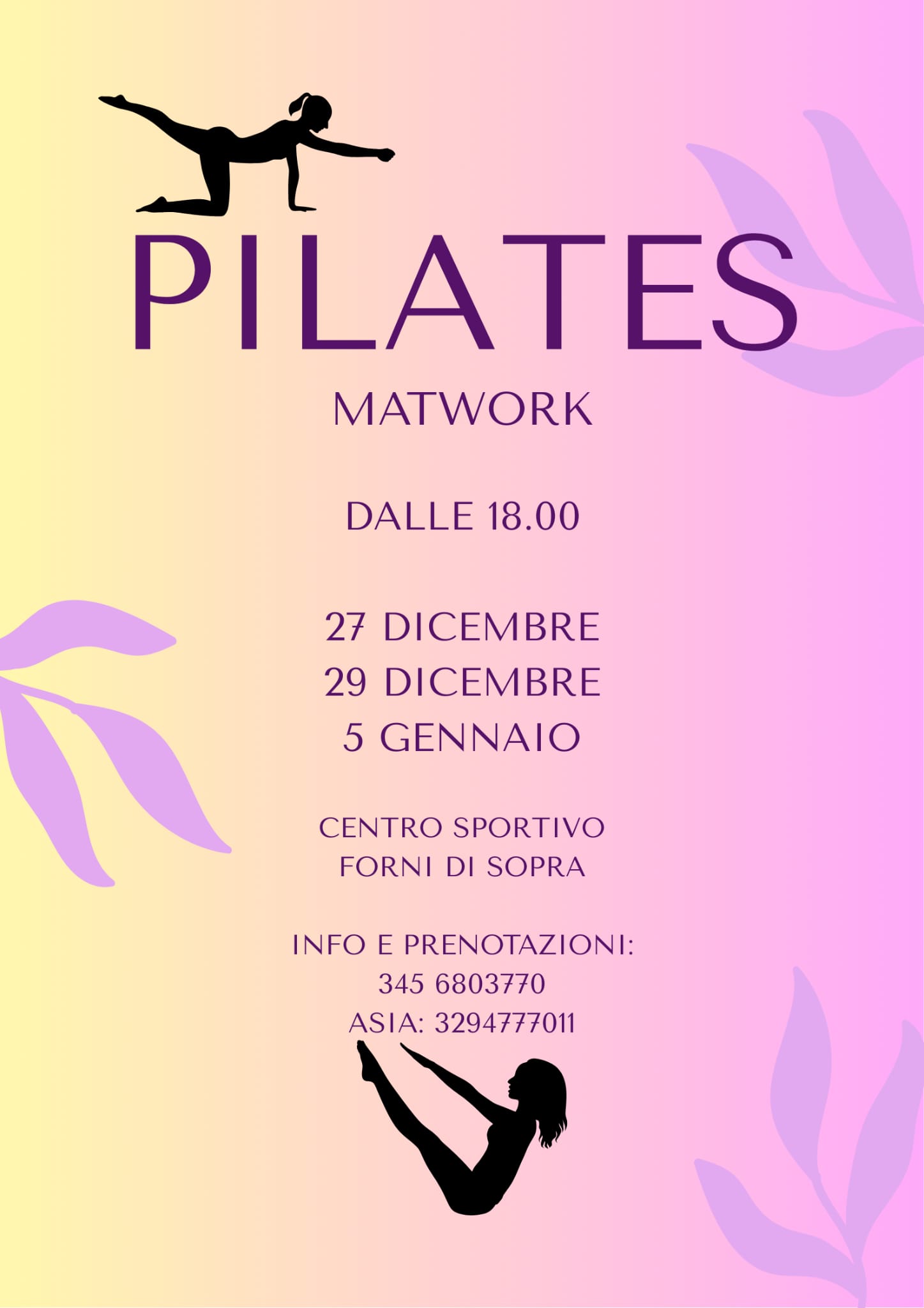 pilates con Asia