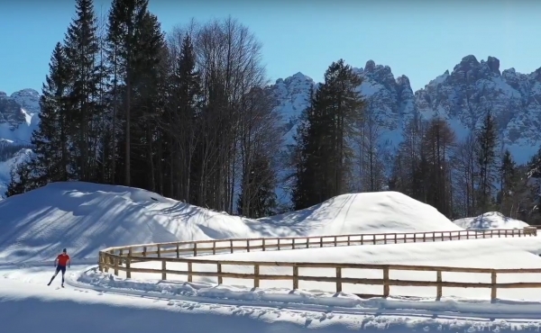 NUOVA PISTA DI  FONDO A 1500 M. DI QUOTA