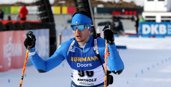 Daniele Cappellari al Mondiale di Biathlon 2020 Anterselva