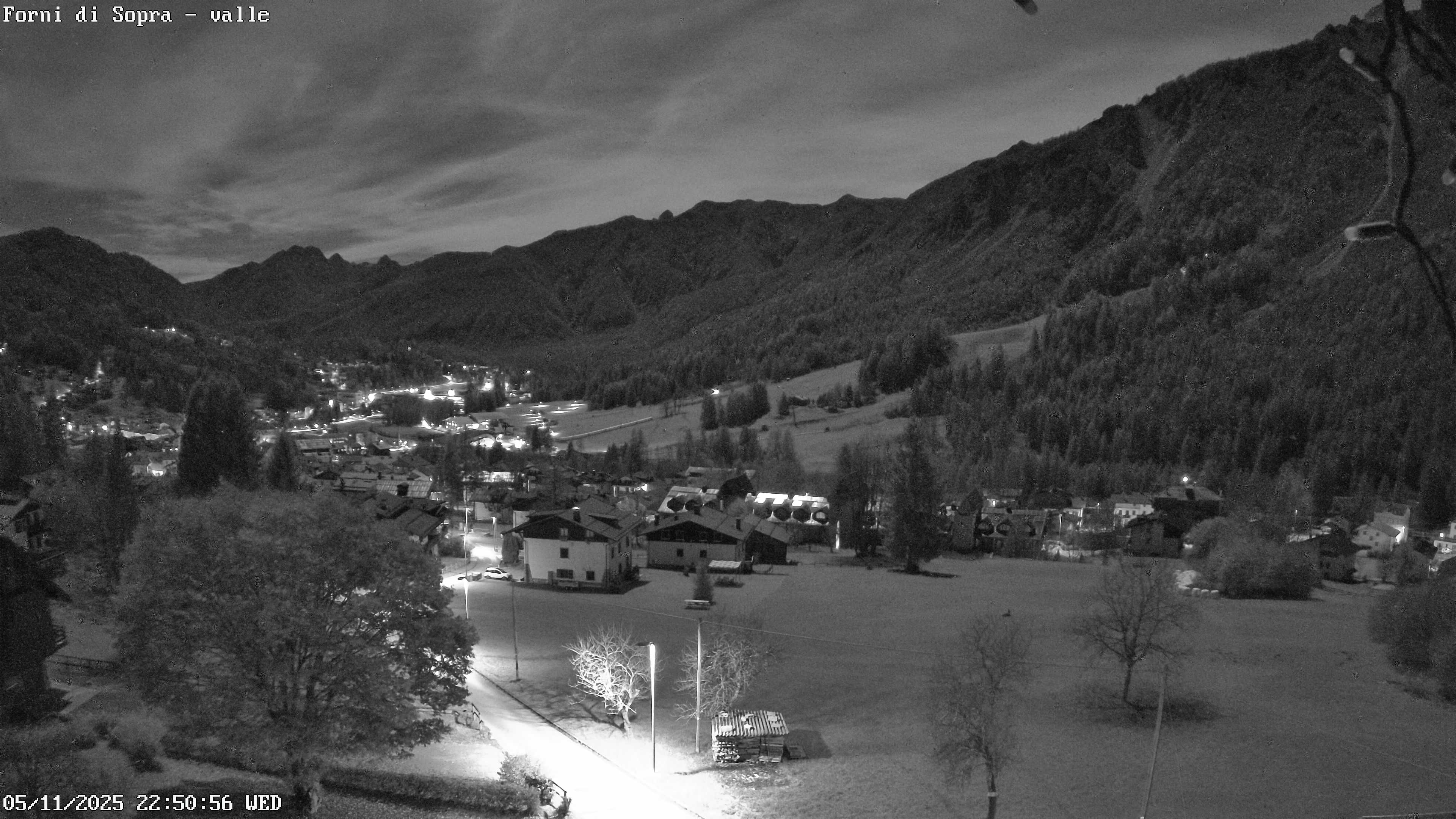 webcam valle di forni di sopra